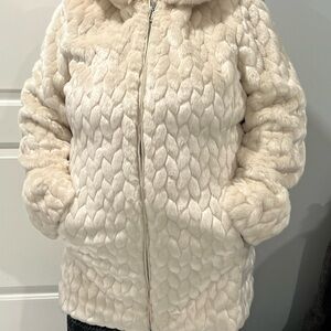 Gallery Cream Teddy Jacket